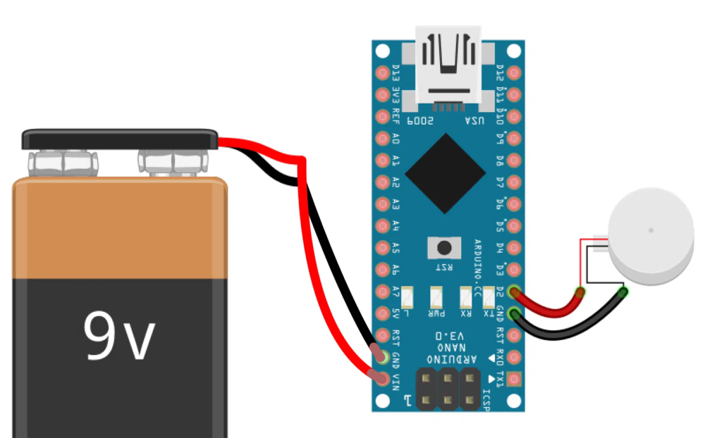 Arduino Snore Stopper Wiring