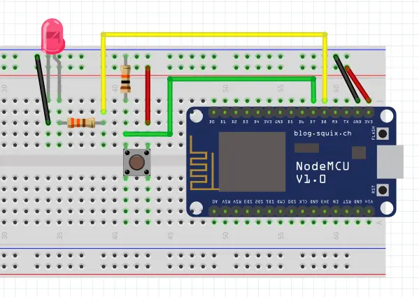 ESP8266 Dash Button setup diagram