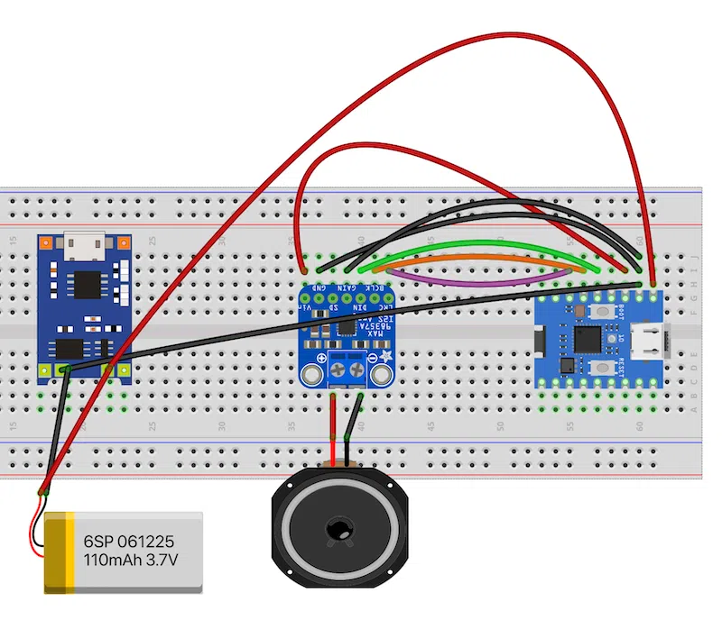 ESP32 Online Radio with battery