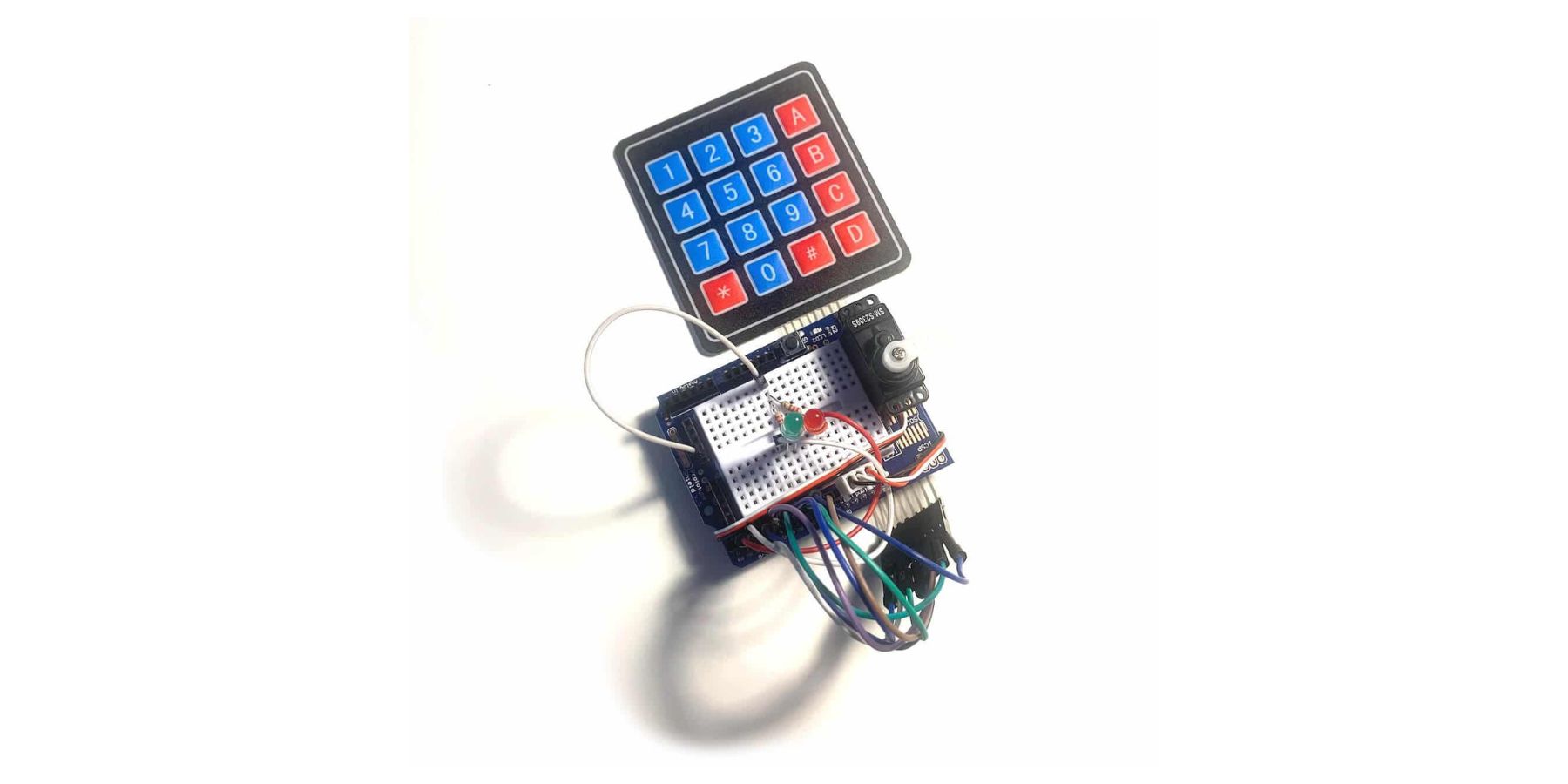 Arduino Code Lock with Keypad and Servo Motor