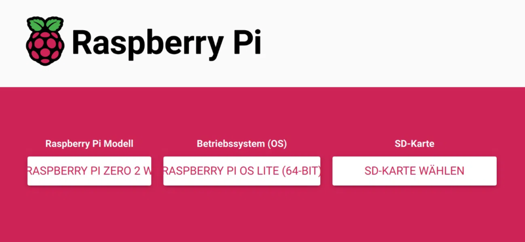 Configuring the Raspberry Pi Imager