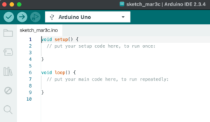 Arduino IDE empty sketch